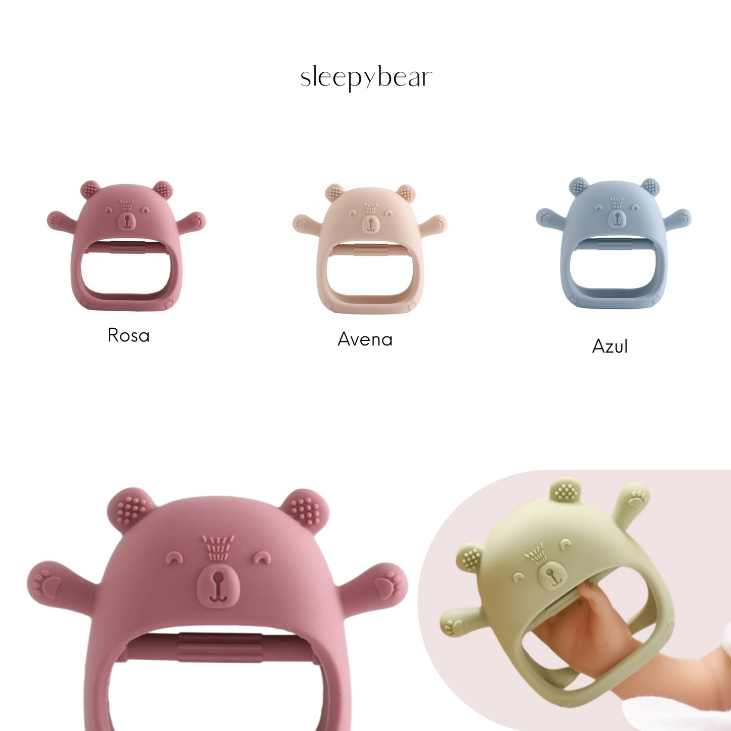 Teether baby bear